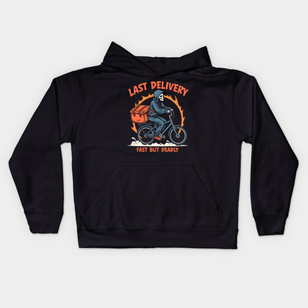 Last Delivery Kids Hoodie by MakerMind8.2