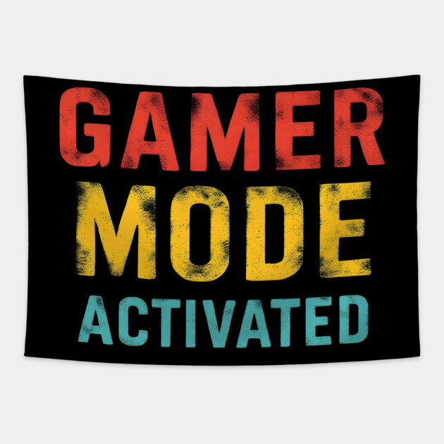 Gamer Mode Activated Tapestry by MakerMind8.2