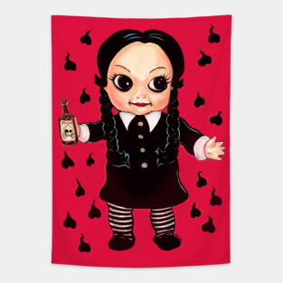 Goth Kewpie Tapestry