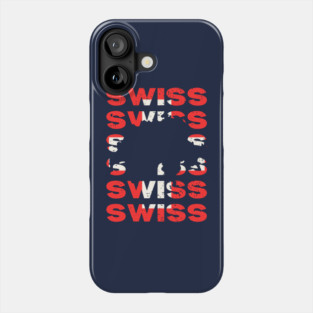 Switzerland Pride - Swiss Flag Retro Phone Case