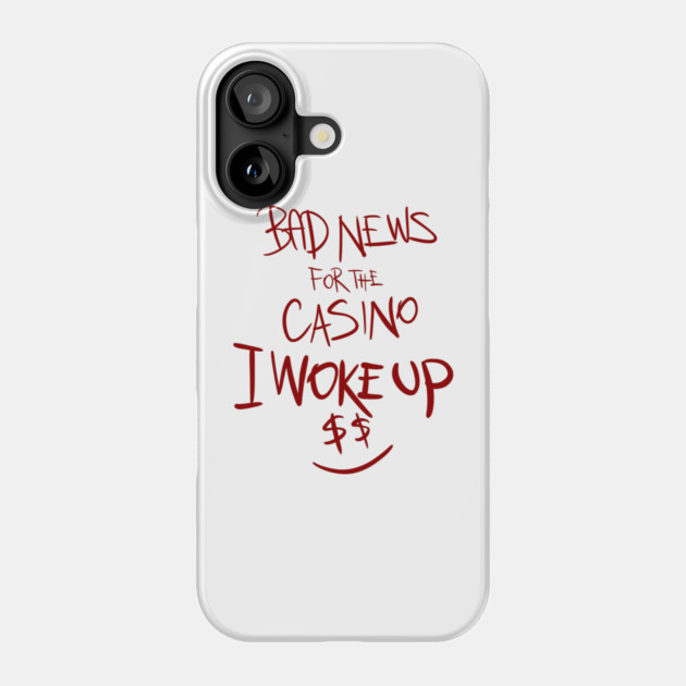 BAD NEWS CASINO Phone Case by Demian Stipatio