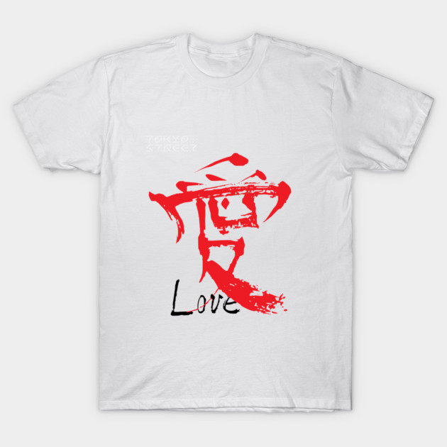 Love Kanji | Handcrafted Japanese Symbols T-Shirt by Tokyo Street