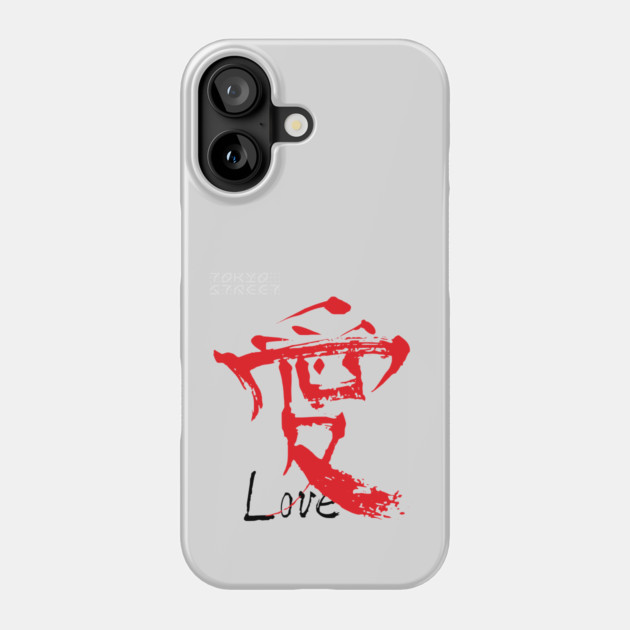 Love Kanji | Handcrafted Japanese Symbols Phone Case by Tokyo Street