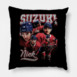 Nick Suzuki Vintage Pillow