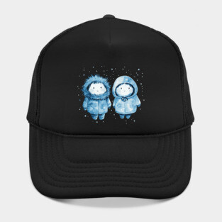 Inuit Babies - Monochromatic Winter - Cute Couple Hat