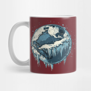 Frozen Earth - Monochromatic Winter Mug