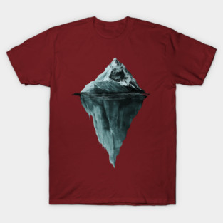 Iceberg Dream - Monochromatic Winter T-Shirt