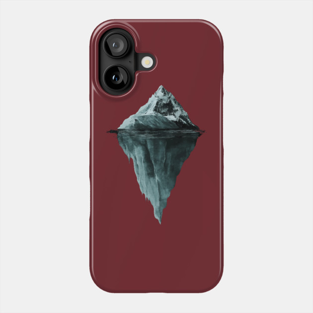 Iceberg Dream - Monochromatic Winter Phone Case by TuncGK