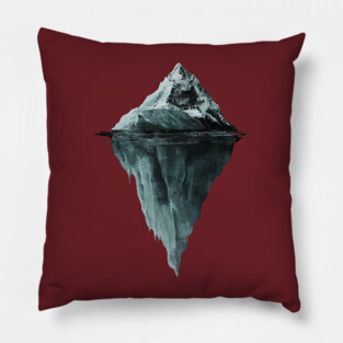 Iceberg Dream - Monochromatic Winter Pillow