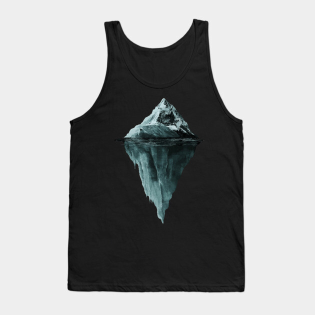 Iceberg Dream - Monochromatic Winter Tank Top by TuncGK