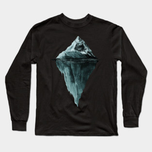 Iceberg Dream - Monochromatic Winter Long Sleeve T-Shirt
