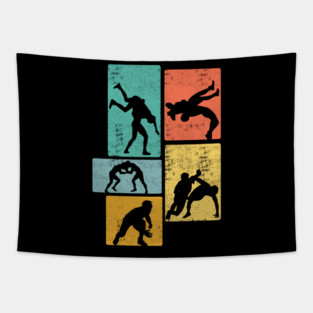 Wrestling Tapestry
