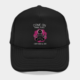 Come On Inner Peace Funny Yoga Meditation Hat