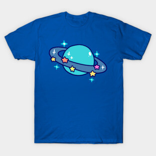 Starry Blue Saturn T-Shirt