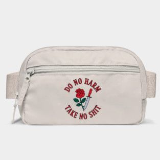 Do No Harm Take No Shit Motivational Sarcastic Attitude Bag