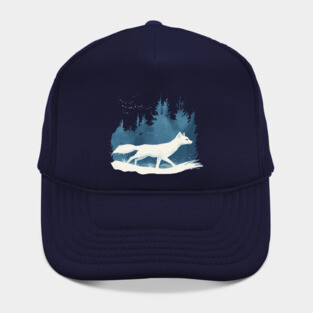 Arctic Fox - Monochromatic Winter Hat