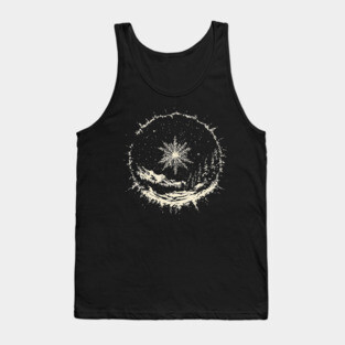 Snow Dome - Tribal Winter Design Tank Top