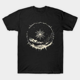 Snow Dome - Tribal Winter Design T-Shirt