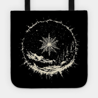 Snow Dome - Tribal Winter Design Tote