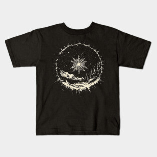 Snow Dome - Tribal Winter Design Kids T-Shirt