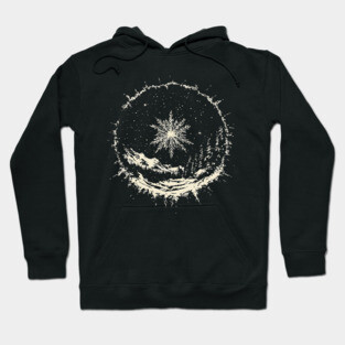 Snow Dome - Tribal Winter Design Hoodie