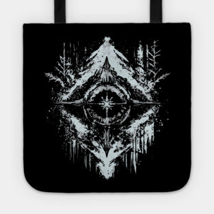 Tribal Snow - Native American Symbol Tote