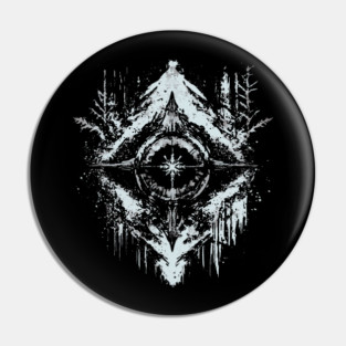 Tribal Snow - Native American Symbol Pin