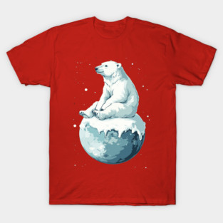 Polar Bear Enjoying the End of the World T-Shirt