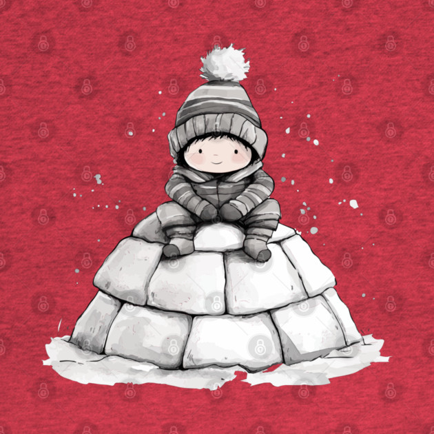 Eskimo Baby Enjoying Her Igloo by TuncGK