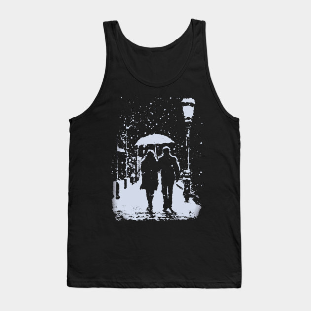 Lovers' Winter - Cityscape Streets Tank Top by TuncGK