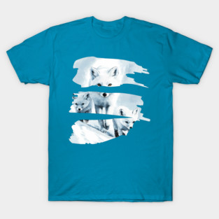 Polar Fox Walking with her Cubs T-Shirt