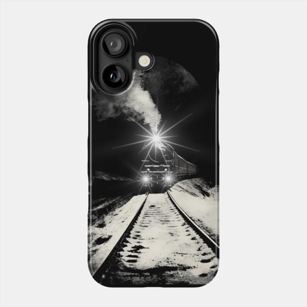 Snow Train - Nostalgia Winter Phone Case by TuncGK