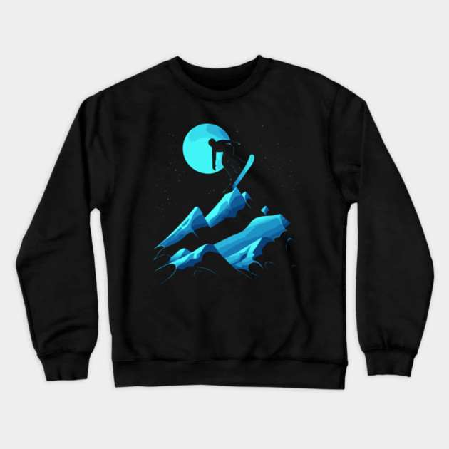 Stomp the Winter - Snowboarder Gift Crewneck Sweatshirt by TuncGK