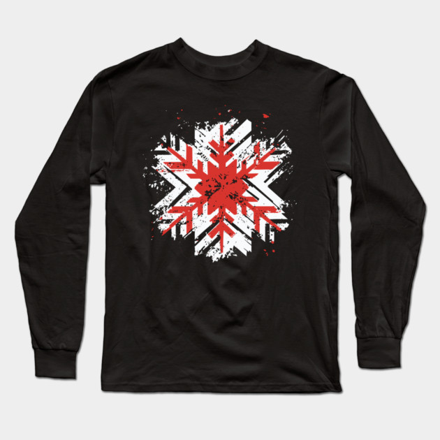 Winter Rune - Viking Symbol Rustic Style Long Sleeve T-Shirt by TuncGK