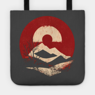Cold Winter Sun - Retro Rustic Design Tote