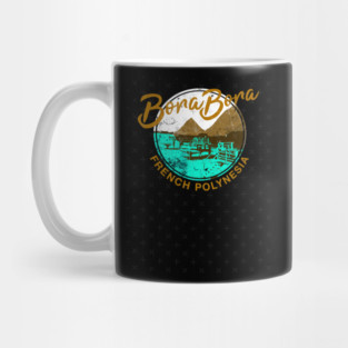 Bora Bora Over Water Bungalow French Polynesia Travel Mug