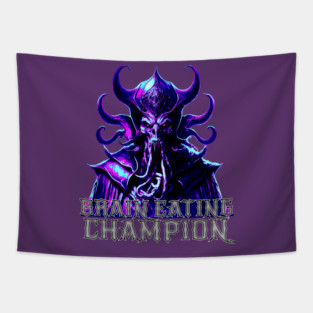 Brain Eating Champion Tapestry