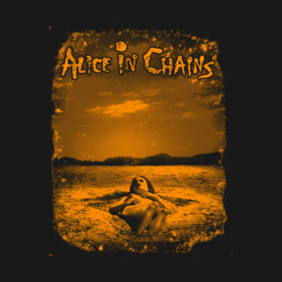 Orange Grunge Album T-Shirt