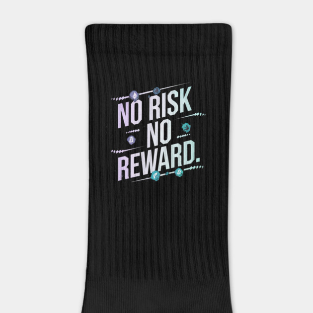 Motivational Financial Saying, No Risk No Reward by logiamerch