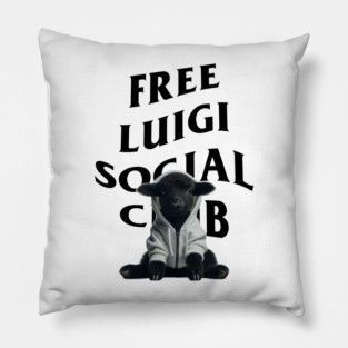 Free Luigi Social Club Pillow