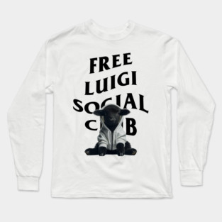 Free Luigi Social Club Long Sleeve T-Shirt