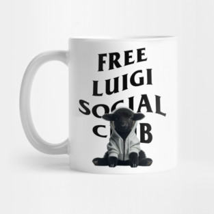 Free Luigi Social Club Mug