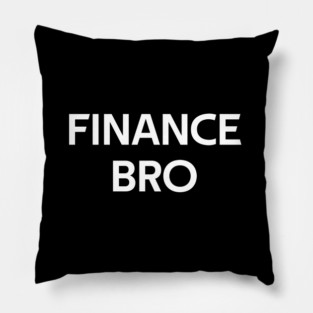 Finance Bro Pillow