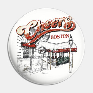 Cheers Boston Vintage Pin