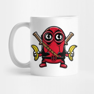 Minionpool Parody Fusion Art Style //// MinionDeadpool Funny Kawaii tshirt! Mug