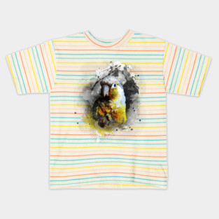 bird parrot art #bird #parrot Kids T-Shirt