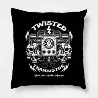 TWISTED TRANSISTOR Pillow