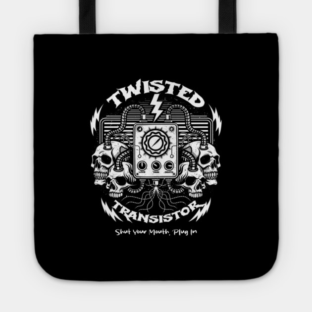 TWISTED TRANSISTOR Tote by artslaves