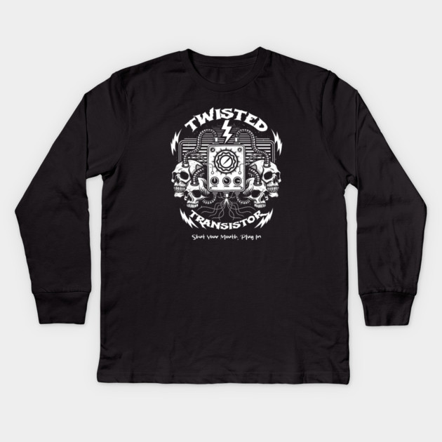 TWISTED TRANSISTOR Kids Long Sleeve T-Shirt by artslaves