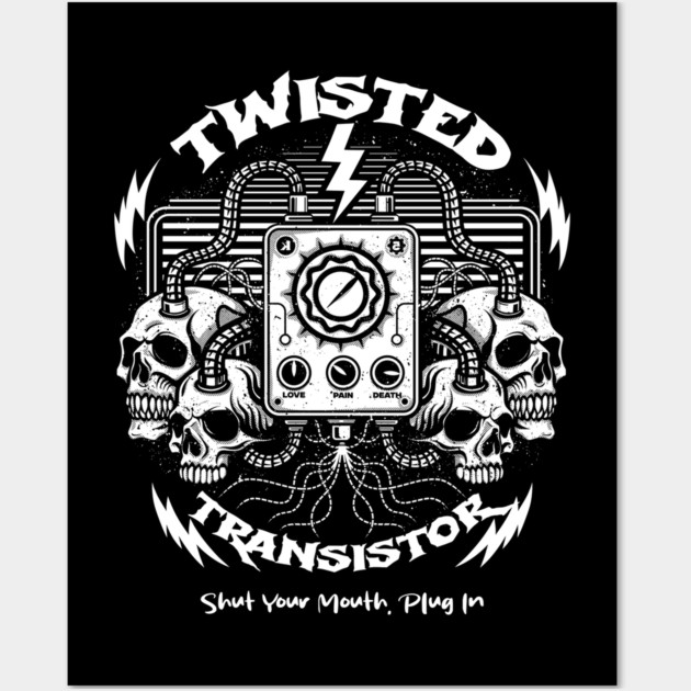 TWISTED TRANSISTOR Wall Art by artslaves